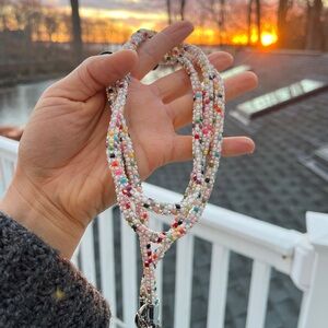 Colorful Beaded Lanyard